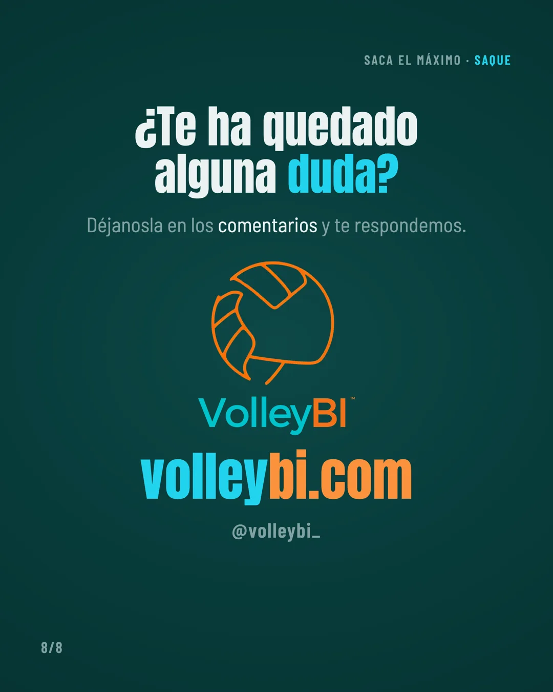¿Te ha quedado alguna duda? volleybi.com